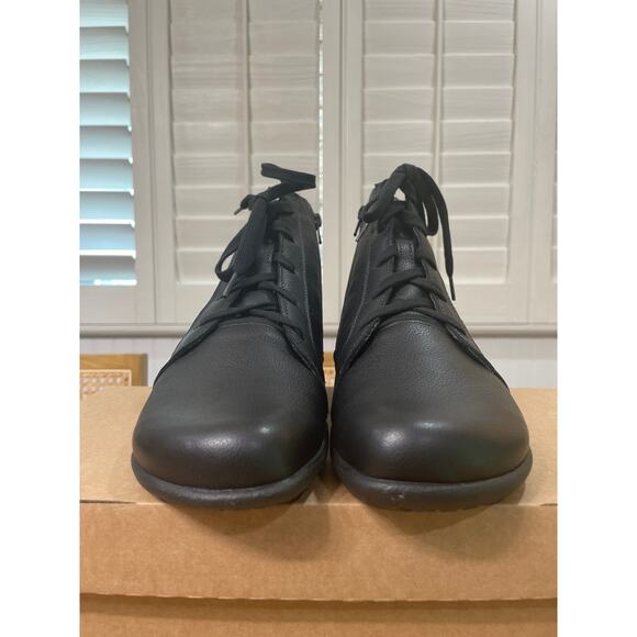 Naot Patu Boots Black Soft Leather Size 6 US 37 EU NIB Comfy Arch Support - Picture 6 of 13